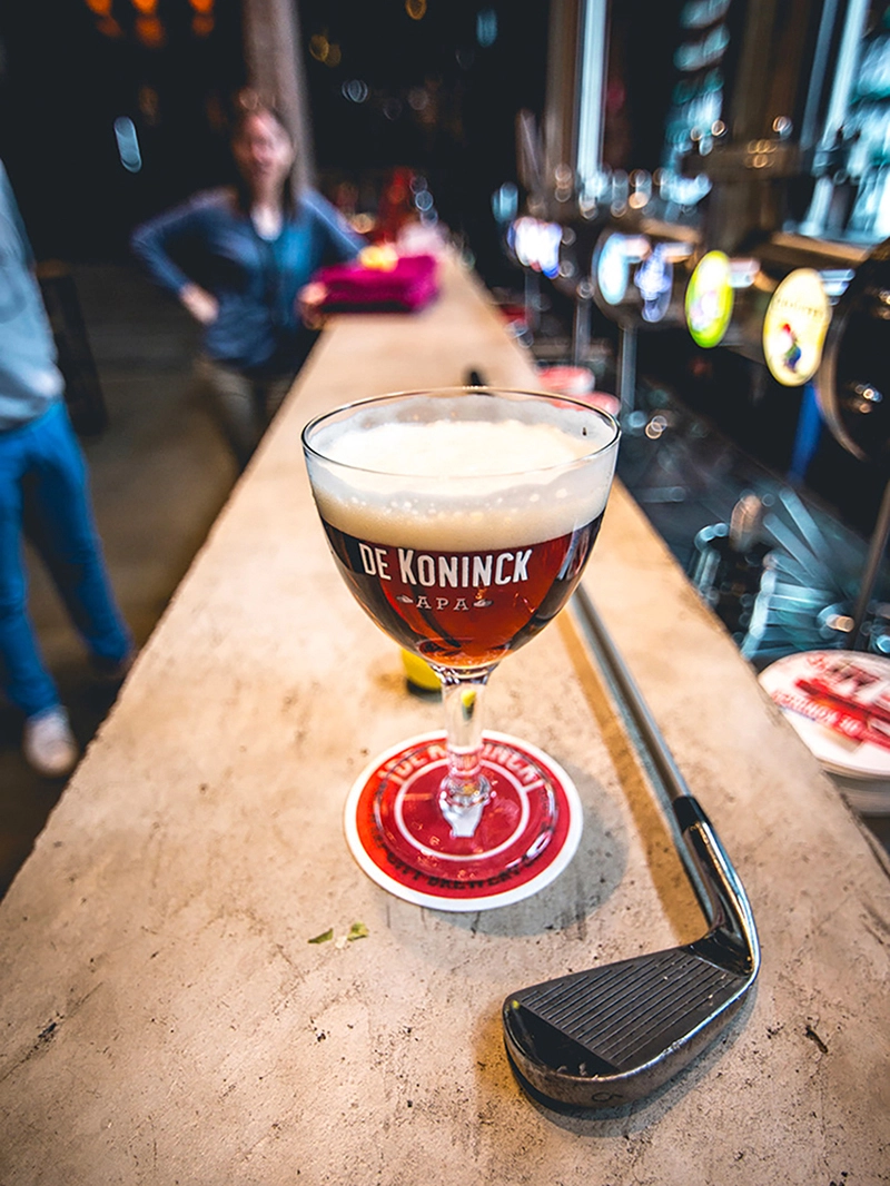 City Golf in brouwerij De Koninck Antwerpen