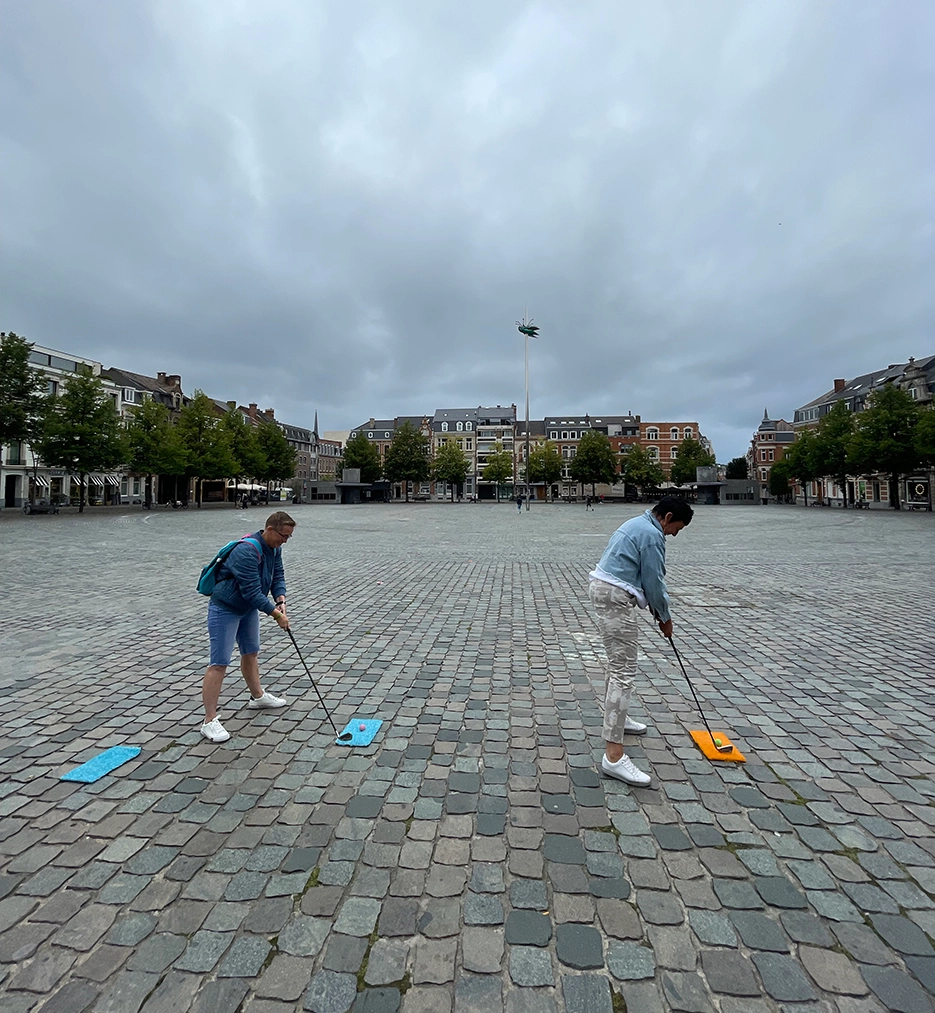 Speel stadsgolf in Leuven